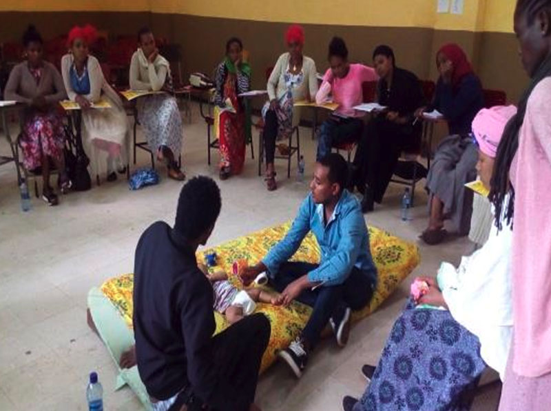 Trainings on disability mainstreaming and health issues of PwDs