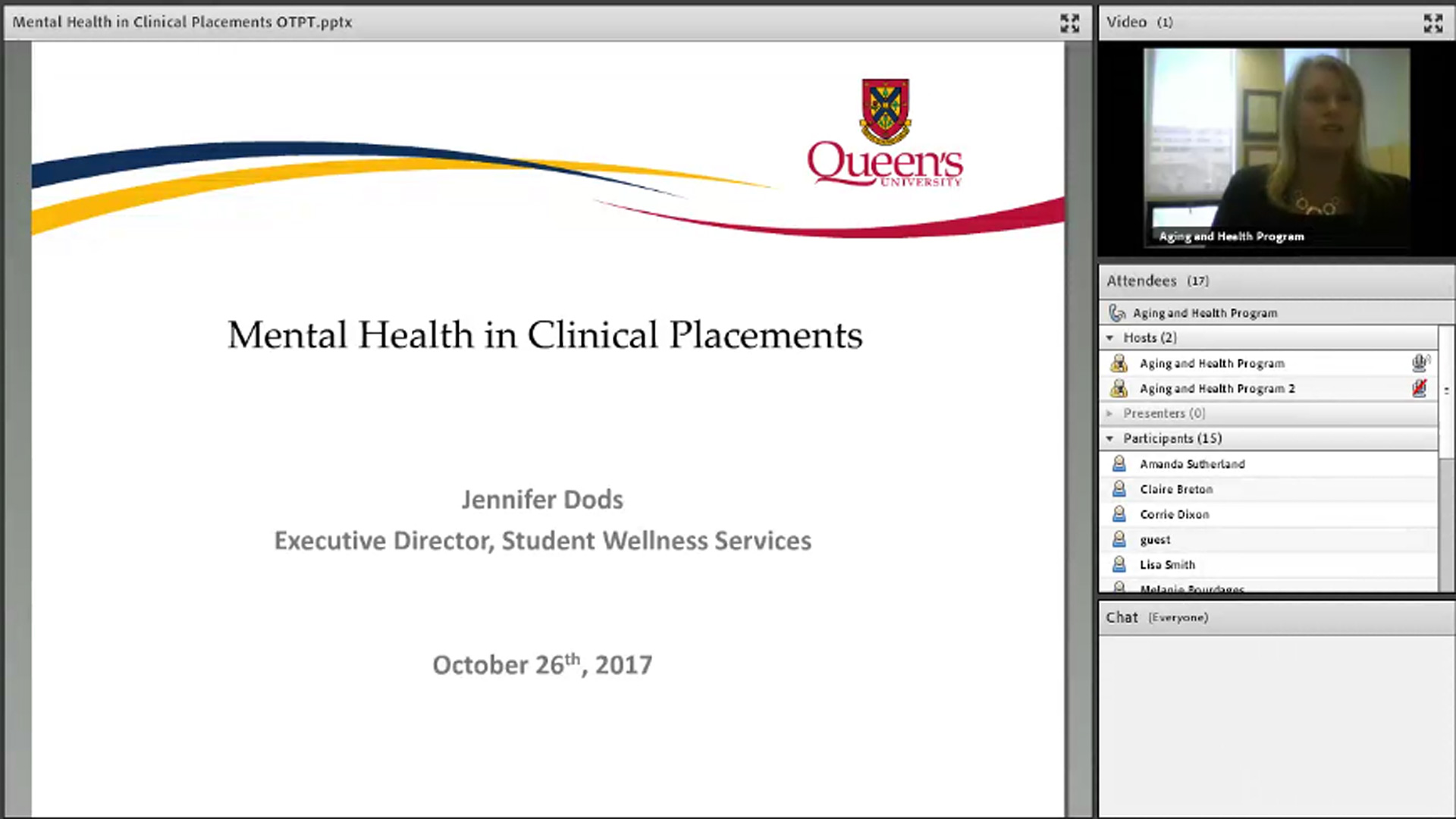 Mental Health in Clinical Placements - not working