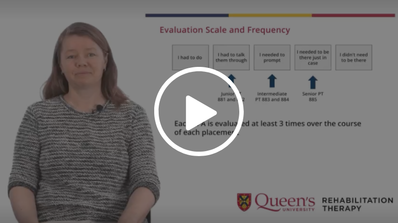 Link to video about Physiotherapy Entrustable Professional Activity Assessments (PEPAA)
