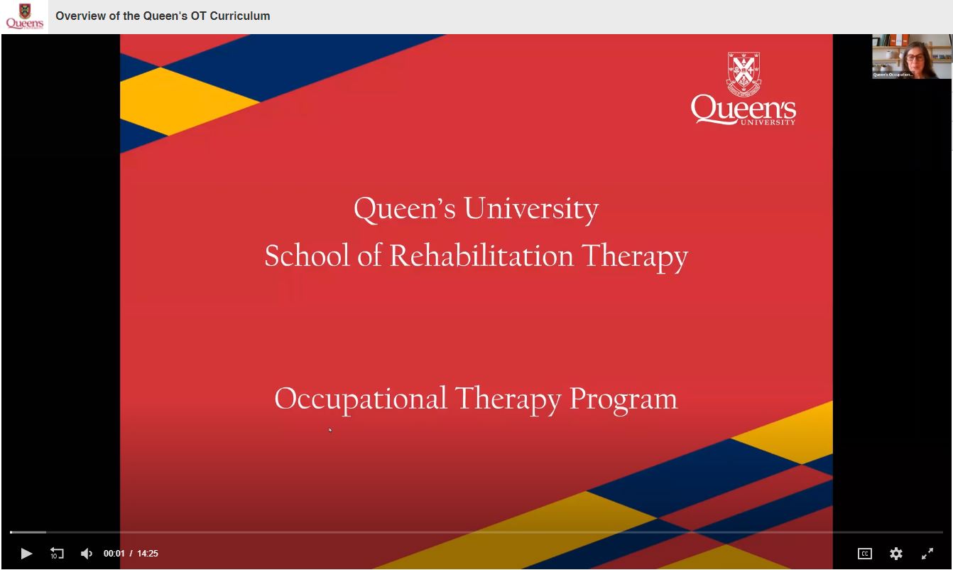 Masters of Science Occupational Therapy Program Description School of