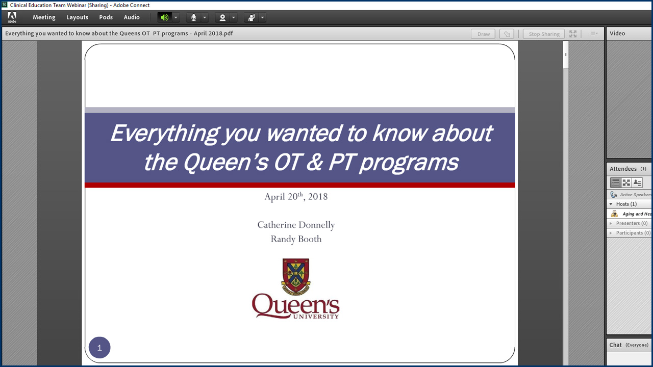 Everything you wanted to know about the Queen's OT & PT programs